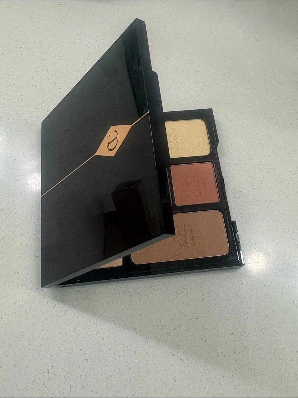 Charlotte Tilbury Face Palette — Gold, Warm Brown & Terracotta